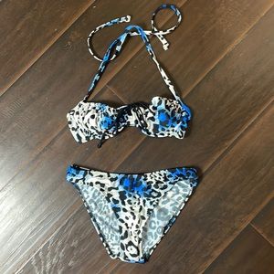Vintage Venus Leopard Print Bikini. Small